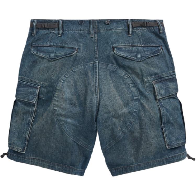 Lookbook Polo Ralph Lauren SS24 水洗海軍藍直筒工裝短褲 MNRRSHO14A20021-400