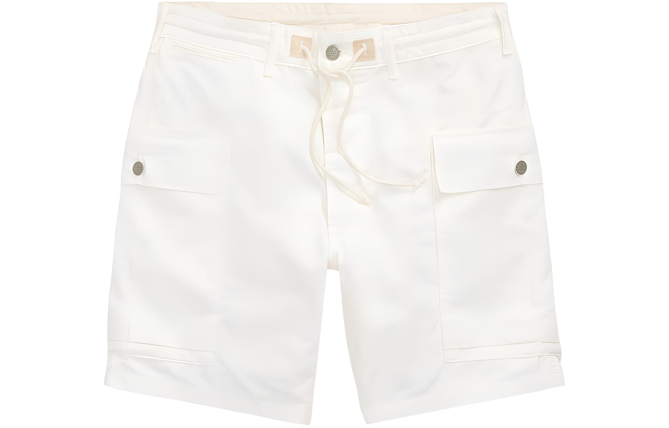 Polo Ralph Lauren SS24  White Casual Drawstring Utility Shorts. 782928599-001