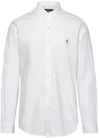 Order Polo Ralph Lauren SS24 白色長袖純色襯衫. 710928254-002