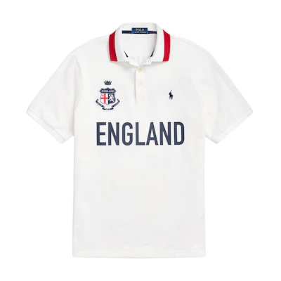 Polo Ralph Lauren SS24 White Short Sleeve Polo Shirt with Logo Print. MNPOKNI1N822914-100