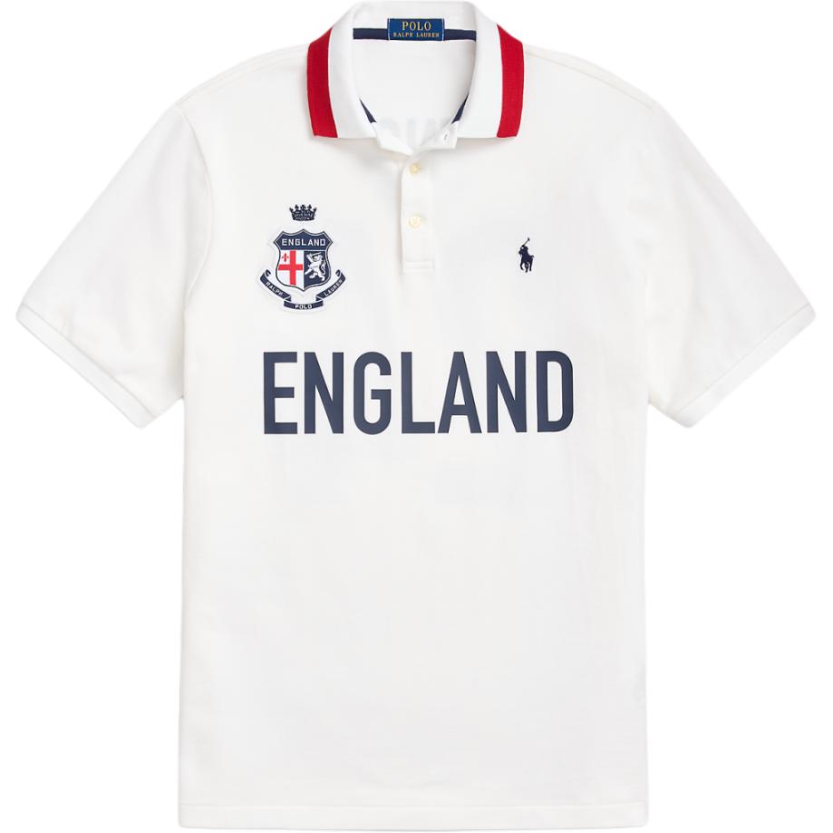 Order Polo Ralph Lauren SS24 白色短袖Logo印花POLO衫 MNPOKNI1N822914-100