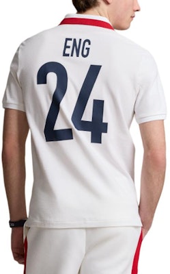 Polo Ralph Lauren SS24 白色短袖Logo印花POLO衫 MNPOKNI1N822914-100 Shop Polo Ralph Lauren SS24 白色短袖Logo印花POLO衫 MNPOKNI1N822914-100