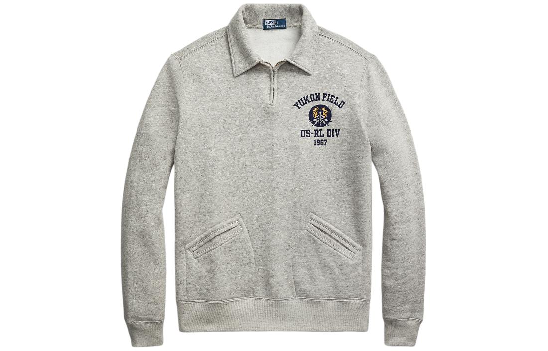 Polo Ralph Lauren SS24 Alphanumeric Print Casual Long Sleeve Sweater Grey. MNPOKNI16823546-020 圖 2