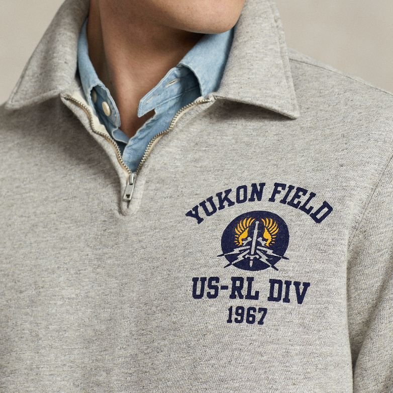 Polo Ralph Lauren SS24 Alphanumeric Print Casual Long Sleeve Sweater Grey. MNPOKNI16823546-020 圖 6