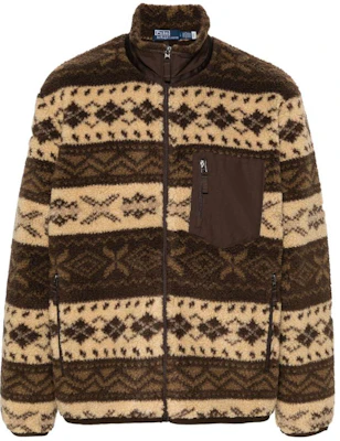 Polo Ralph Lauren SS24 Jaket Pria Coklat Motif Garis Longgar dengan Resleting 710938361-001 Order Polo Ralph Lauren SS24 Jaket Pria Coklat Motif Garis Longgar dengan Resleting 710938361-001