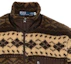 Sizing Polo Ralph Lauren SS24 Jaket Pria Coklat Motif Garis Longgar dengan Resleting 710938361-001