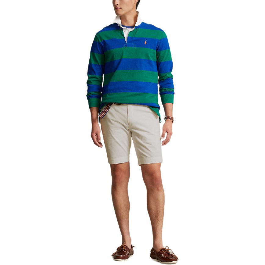 Lookbook Polo Ralph Lauren SS24 男款經典低腰休閒短褲 石米色 MNPOSHO14G20226-250