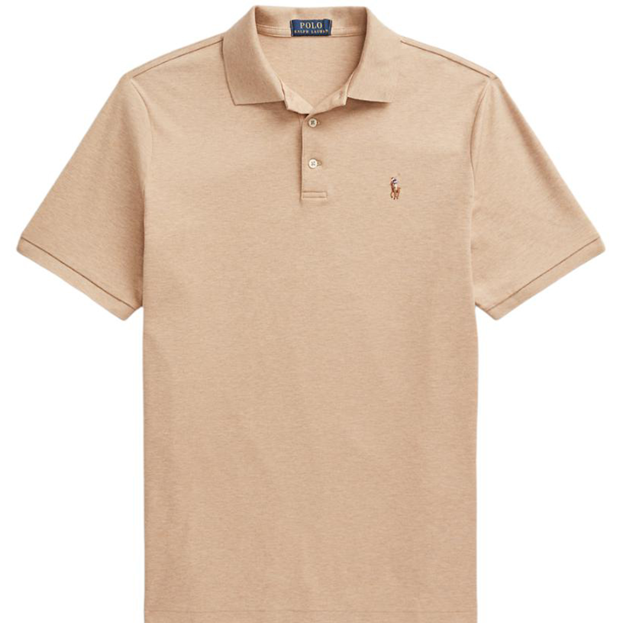 Polo Ralph Lauren SS24 Classic Solid Logo Embroidered Short Sleeve Polo Brown Men’s. MNPOKNI1N822777-260