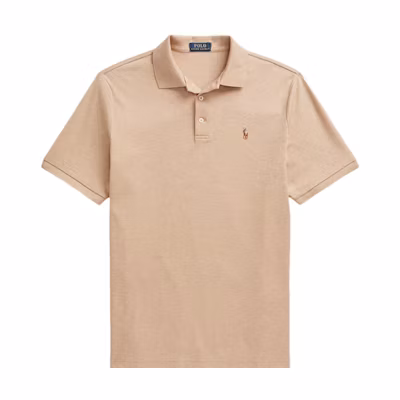 Polo Ralph Lauren SS24 Classic Solid Logo Embroidered Short Sleeve Polo Brown Men’s. MNPOKNI1N822777-260