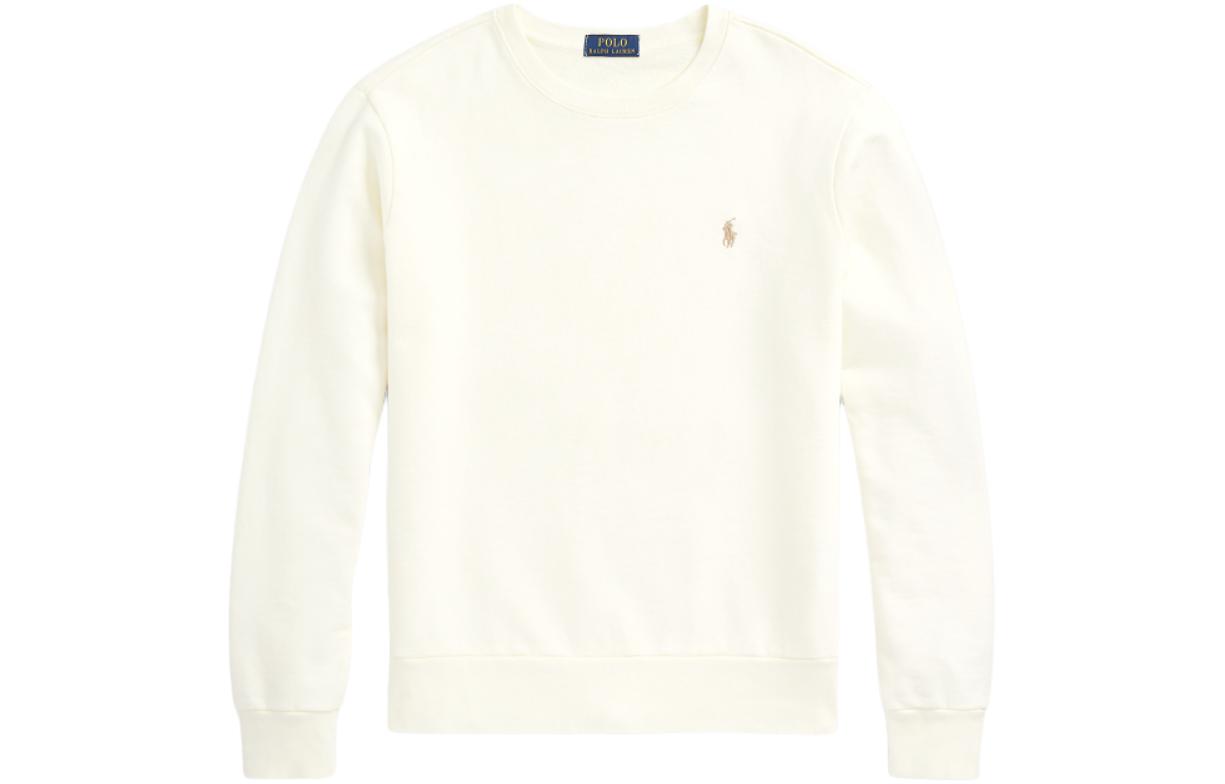 Polo Ralph Lauren SS24 Cream Crewneck Sweatshirt with Embroidered Pony - . MNPOKNI16823166-101 圖 2
