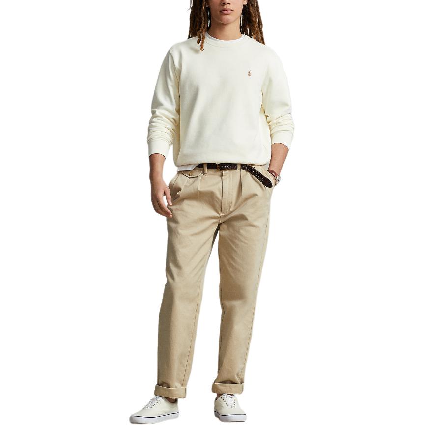 Polo Ralph Lauren SS24 Cream Crewneck Sweatshirt with Embroidered Pony - . MNPOKNI16823166-101 圖 3