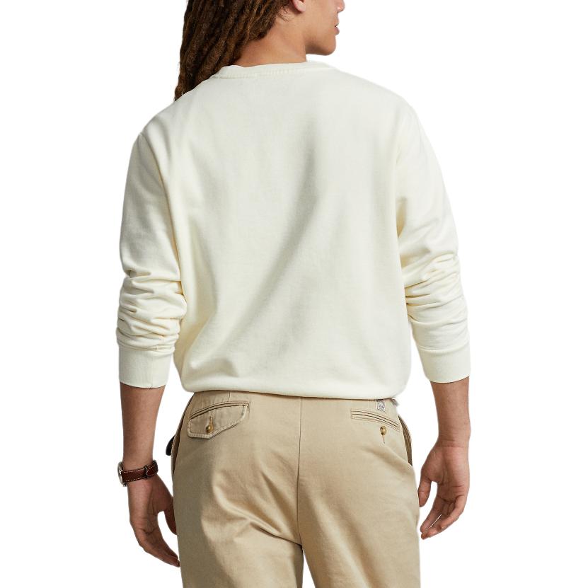 Polo Ralph Lauren SS24 Cream Crewneck Sweatshirt with Embroidered Pony - . MNPOKNI16823166-101 圖 4
