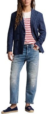 Jeans Hombre Polo Ralph Lauren SS24 Rectos Talle Medio Azul Claro Desgastados 710931949-001 Lookbook Jeans Hombre Polo Ralph Lauren SS24 Rectos Talle Medio Azul Claro Desgastados 710931949-001