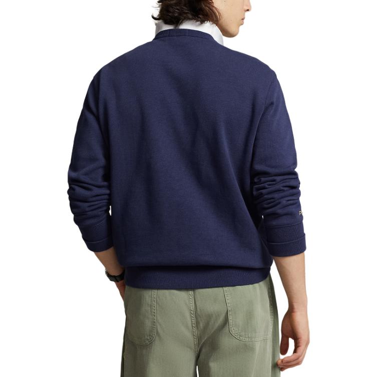 Purchase Polo Ralph Lauren SS24 Sweater Patch Naga Pria Warna Biru Tua. MNPOKNI16823392-400