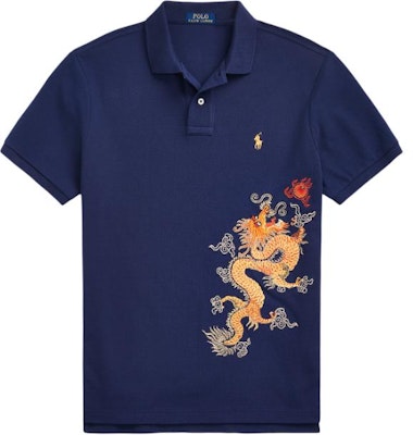 Polo Ralph Lauren SS24 龍刺繡修身版型深藍色男士Polo衫 MNPOKNI1N822584-400 Buy Polo Ralph Lauren SS24 龍刺繡修身版型深藍色男士Polo衫 MNPOKNI1N822584-400