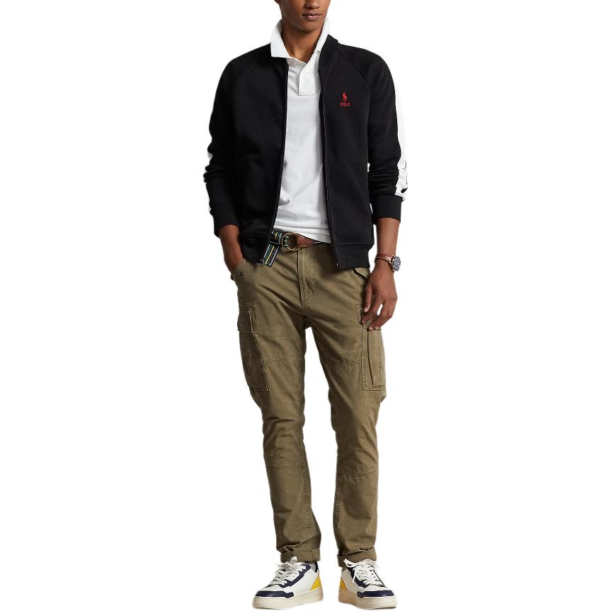 Polo Ralph Lauren SS24 Embroidered Logo Knit Zip Jacket Black - MNPOKNI16823612-001 圖 4