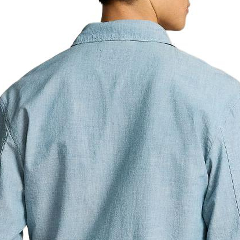 Polo Ralph Lauren SS24 Embroidered Logo Zip Jacket Men’s Long Sleeve Indigo. MNPOOTW16021333-450 圖 7