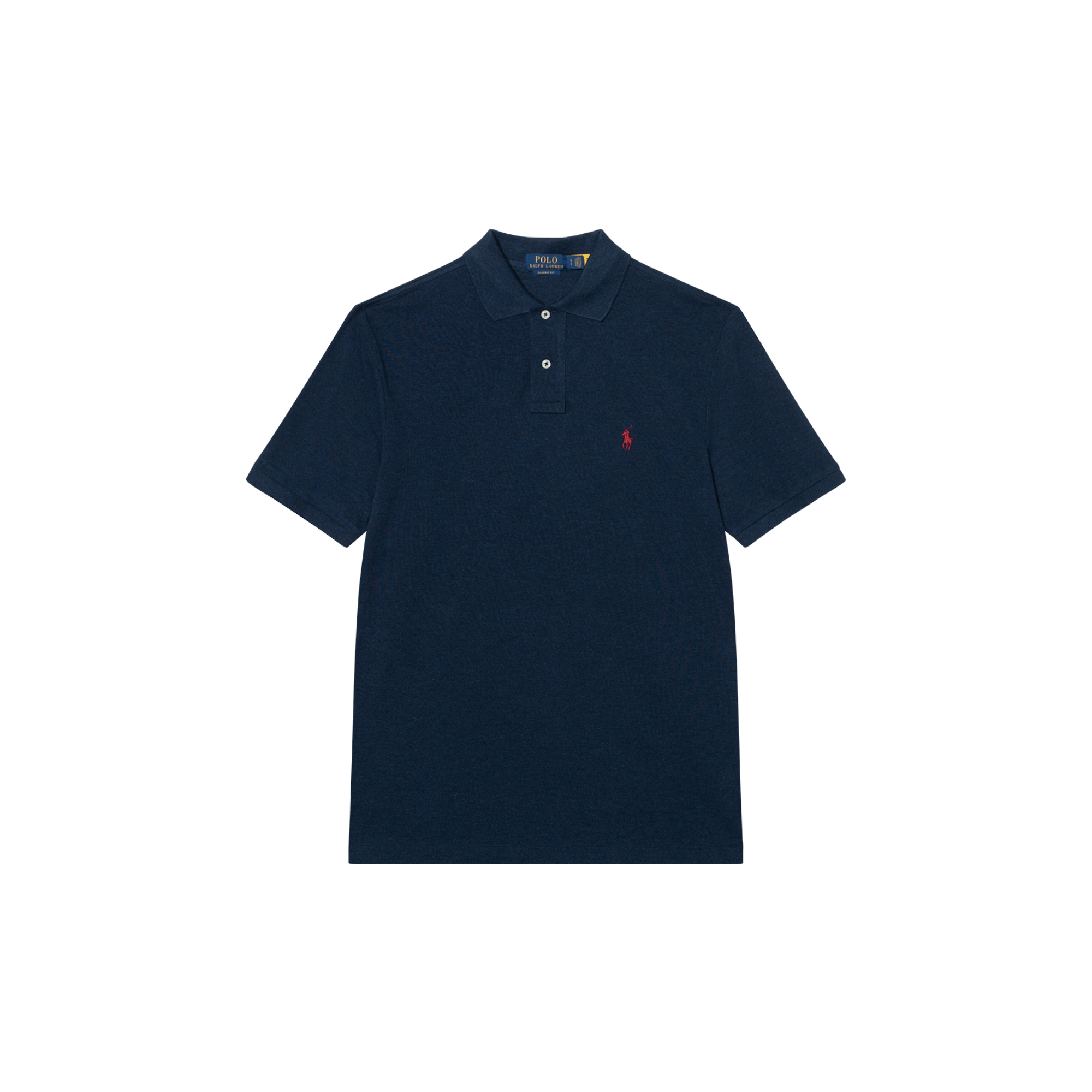 Polo Ralph Lauren SS24 Embroidered Pony Slim Fit Short Sleeve Polo Navy Men. 710794275-053