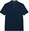 Buy Polo Ralph Lauren SS24 刺繡小馬修身短袖โปโล衫 海軍藍 男款 710794275-053