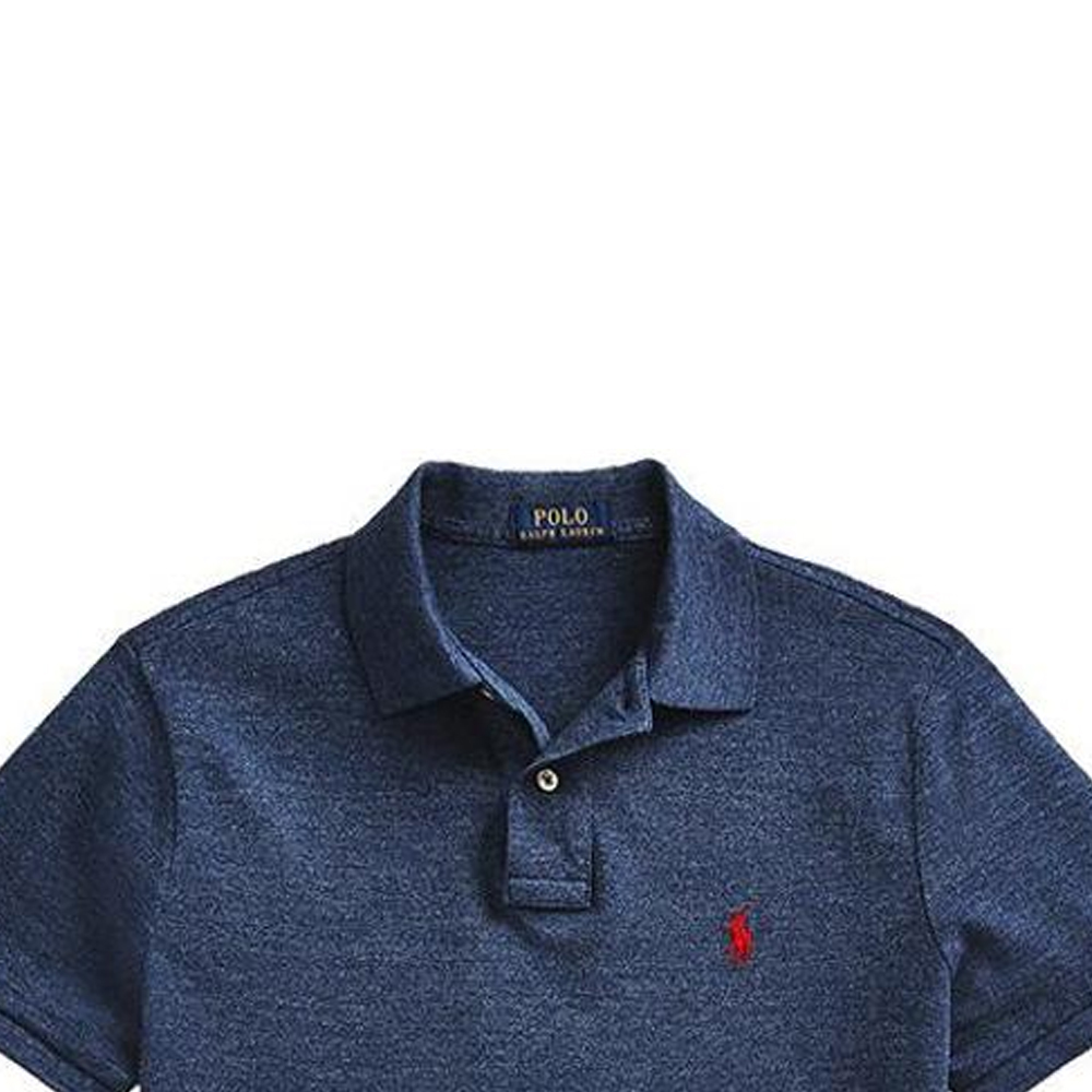 Sizing Polo Ralph Lauren SS24 刺繡小馬修身短袖โปโล衫 海軍藍 男款 710794275-053