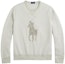 Order Polo Ralph Lauren SS24 Equestrian Crewneck Sweatshirt Sulaman Kelabu Cerah. MNPOKNI16823444-020