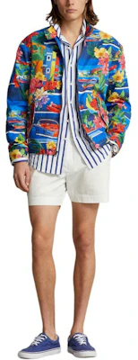 Chaqueta Cuello Alto Estampado Floral Polo Ralph Lauren SS24 Azul Océano MNPOOTW16021319-999 Lookbook Chaqueta Cuello Alto Estampado Floral Polo Ralph Lauren SS24 Azul Océano MNPOOTW16021319-999