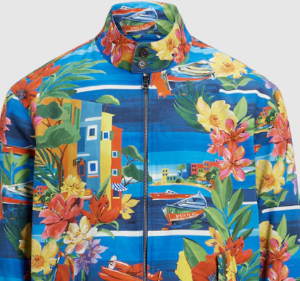 Chaqueta Cuello Alto Estampado Floral Polo Ralph Lauren SS24 Azul Océano MNPOOTW16021319-999 Details for Chaqueta Cuello Alto Estampado Floral Polo Ralph Lauren SS24 Azul Océano MNPOOTW16021319-999