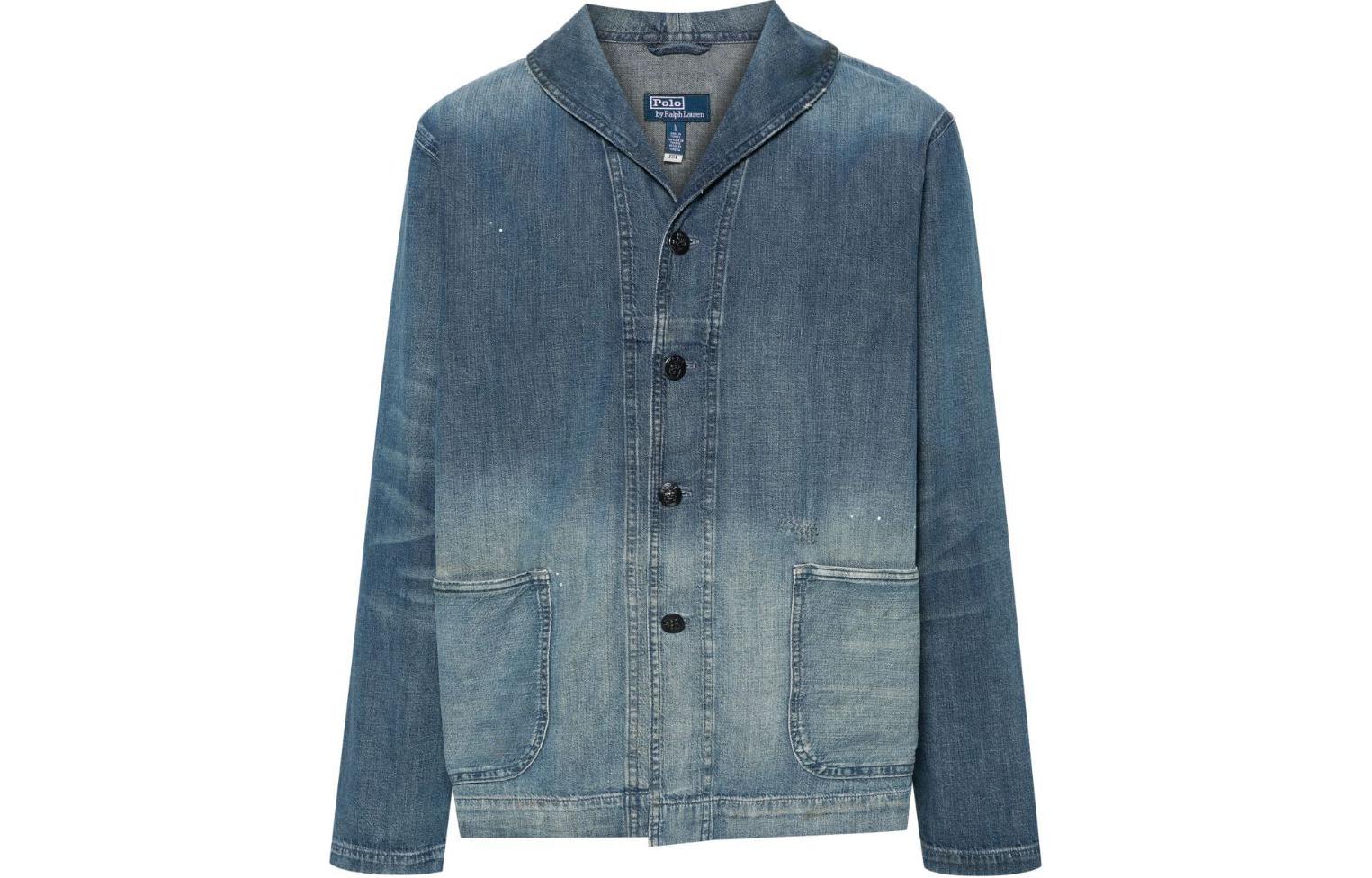 Polo Ralph Lauren SS24 Gradient Button-Up Loose Denim Jacket Men’s Indigo. 710931936-001 圖 2