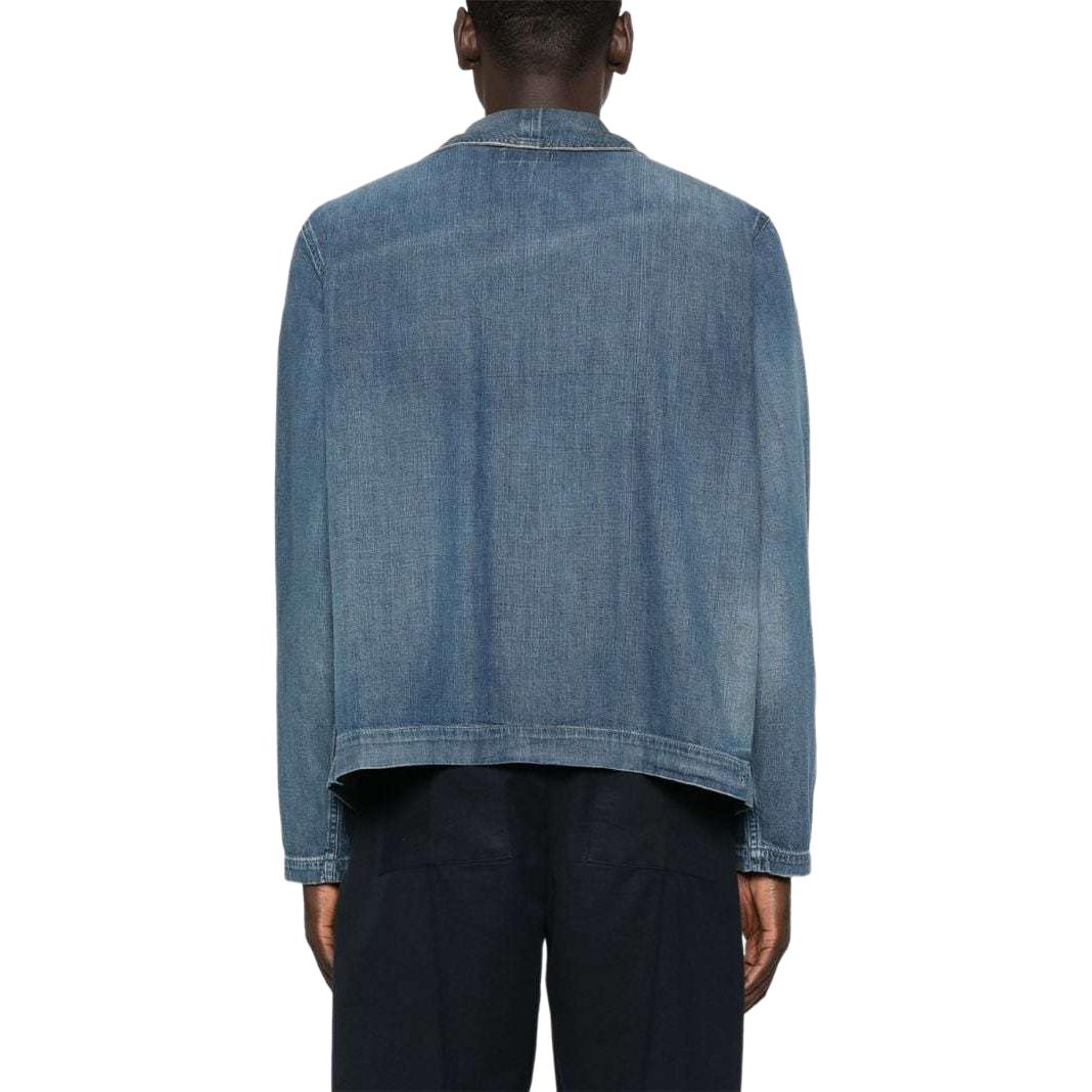 Polo Ralph Lauren SS24 Gradient Button-Up Loose Denim Jacket Men’s Indigo. 710931936-001 圖 4