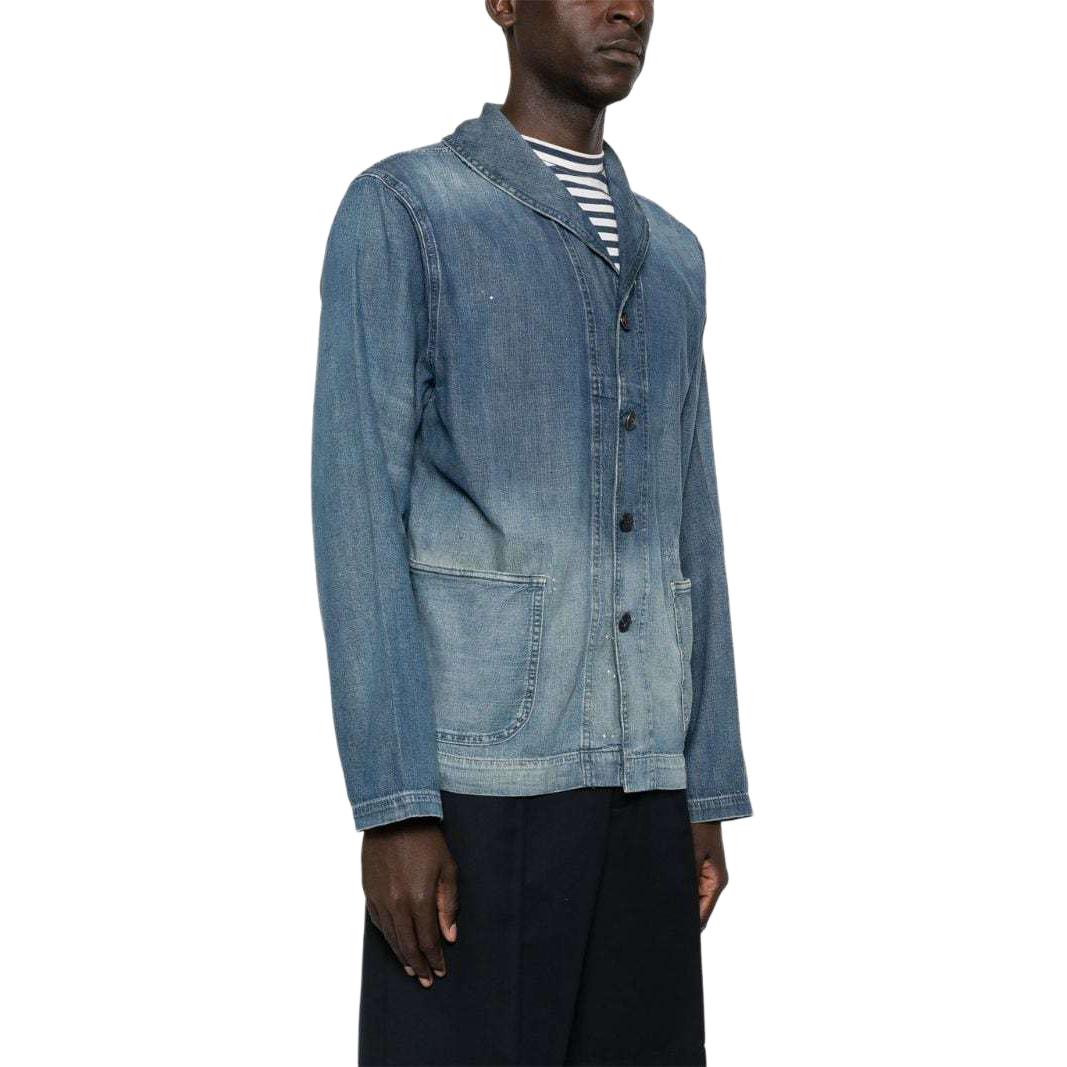 Polo Ralph Lauren SS24 Gradient Button-Up Loose Denim Jacket Men’s Indigo. 710931936-001 圖 5