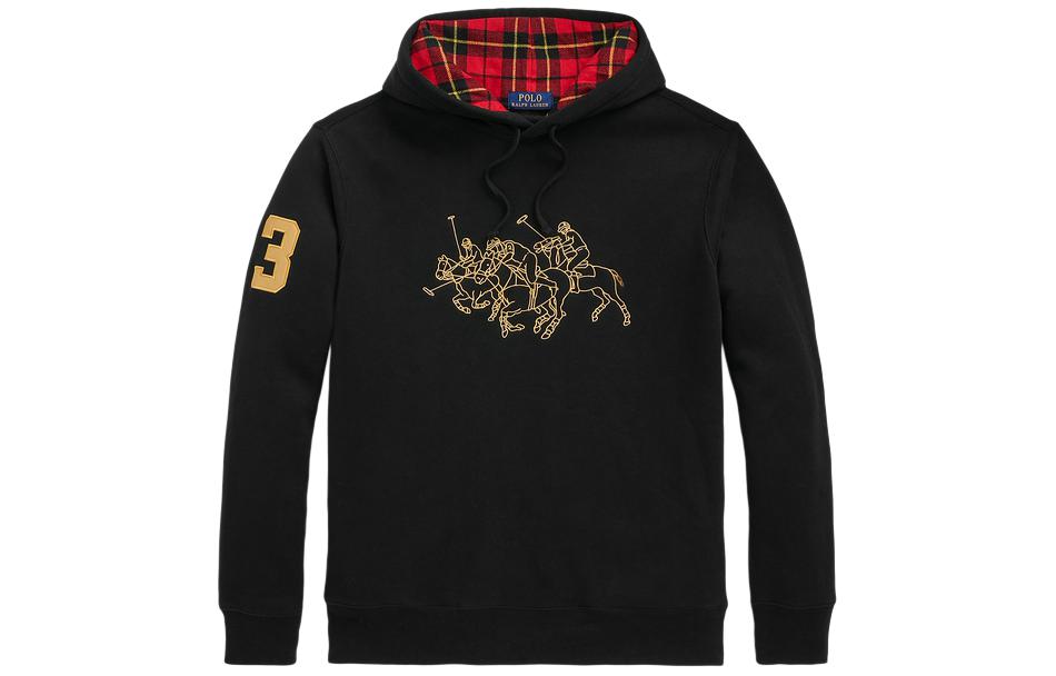 Polo Ralph Lauren SS24 Graphic Print Hoodie Black -  Long Sleeve MNPOKNI16823372-001 圖 2