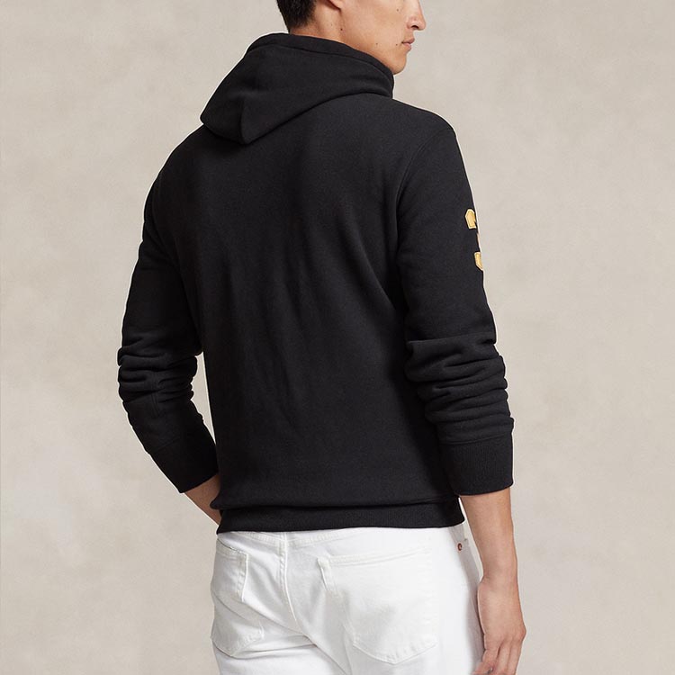 Polo Ralph Lauren SS24 Graphic Print Hoodie Black -  Long Sleeve MNPOKNI16823372-001 圖 5