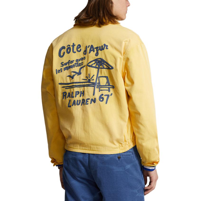 Polo Ralph Lauren SS24 Letter Numeric Embroidery  Lemon Yellow Jacket. MNPOOTW16021383-730 圖 5