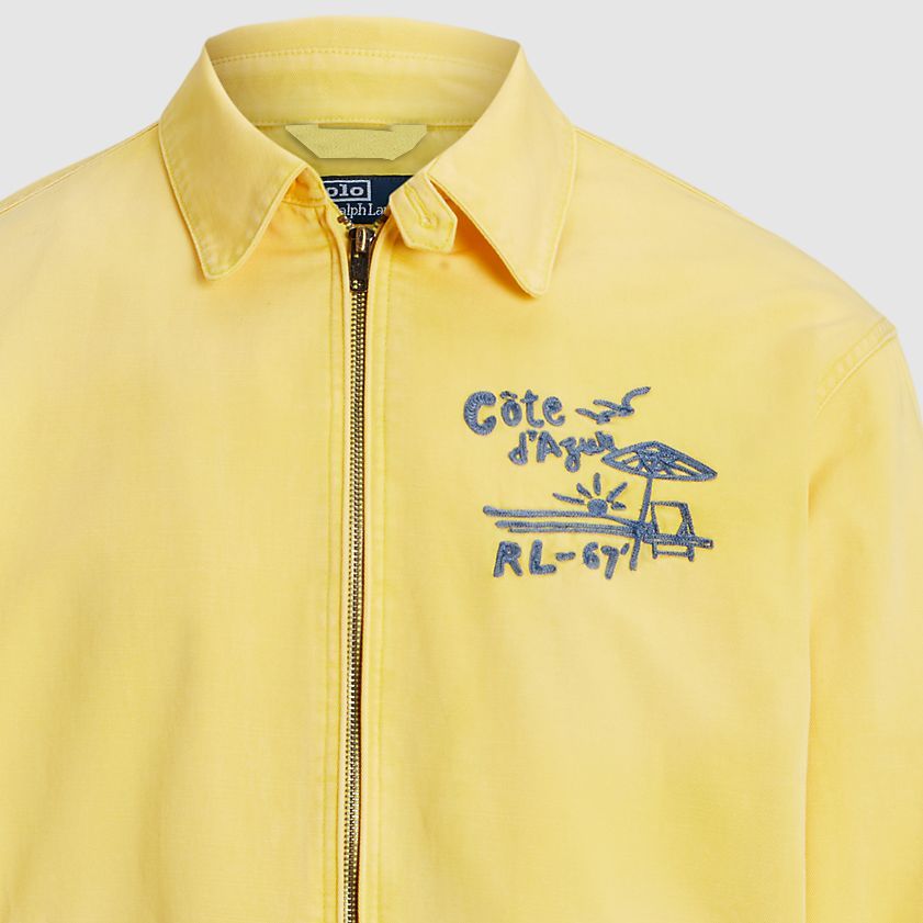 Polo Ralph Lauren SS24 Letter Numeric Embroidery  Lemon Yellow Jacket. MNPOOTW16021383-730 圖 7