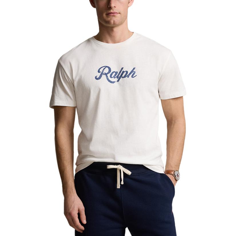 Polo Ralph Lauren SS24 Letter Print Crew Neck Tee Men Nevis Island Off-White. MNPOTSH1N822070-100 圖 4
