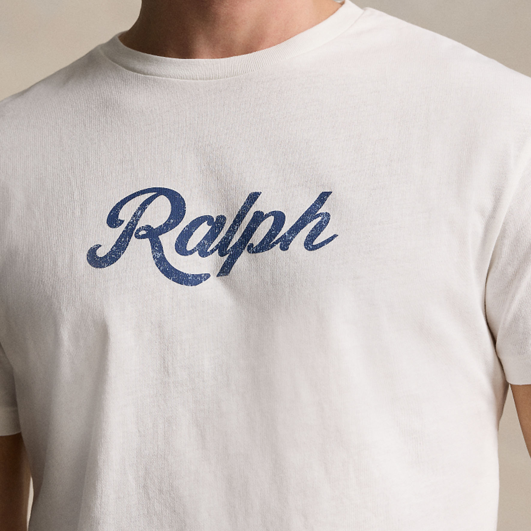 Polo Ralph Lauren SS24 Letter Print Crew Neck Tee Men Nevis Island Off-White. MNPOTSH1N822070-100 圖 6