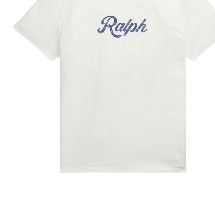 Polo Ralph Lauren SS24 Letter Print Crew Neck Tee Men Nevis Island Off-White. MNPOTSH1N822070-100 圖 8