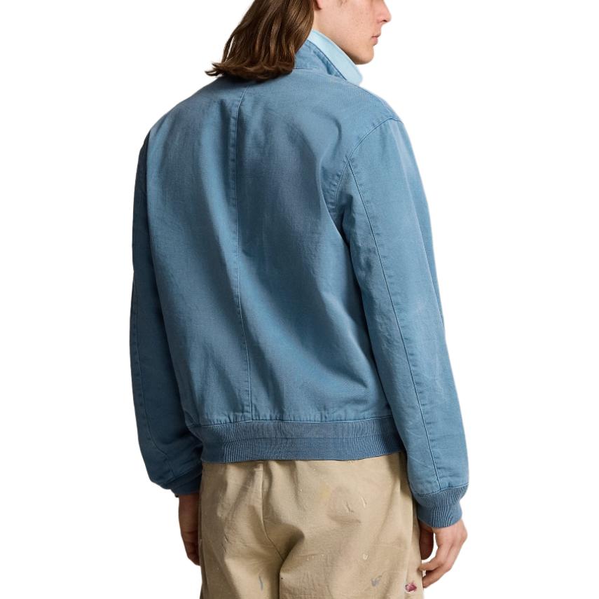 Polo Ralph Lauren SS24 Logo Embroidered Half-Zip Jacket  Blue. MNPOOTW16021412 圖 5