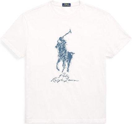 Polo Ralph Lauren SS24 標誌印花圓領T恤 男款 Nevis Island 米白色。 MNPOTSH1N822290-100 Buy Polo Ralph Lauren SS24 標誌印花圓領T恤 男款 Nevis Island 米白色。 MNPOTSH1N822290-100