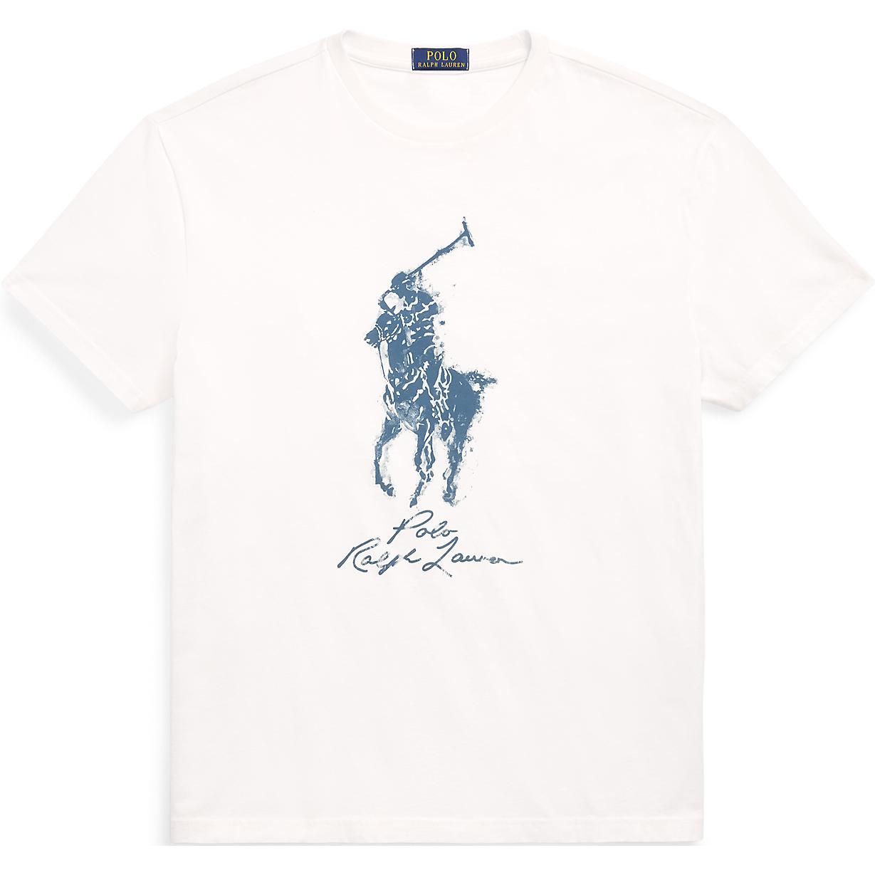 Order Polo Ralph Lauren SS24 標誌印花圓領T恤 男款 Nevis Island 米白色。 MNPOTSH1N822290-100