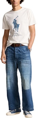 Polo Ralph Lauren SS24 標誌印花圓領T恤 男款 Nevis Island 米白色。 MNPOTSH1N822290-100 Lookbook Polo Ralph Lauren SS24 標誌印花圓領T恤 男款 Nevis Island 米白色。 MNPOTSH1N822290-100