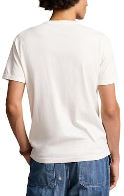 Polo Ralph Lauren SS24 標誌印花圓領T恤 男款 Nevis Island 米白色。 MNPOTSH1N822290-100 Purchase Polo Ralph Lauren SS24 標誌印花圓領T恤 男款 Nevis Island 米白色。 MNPOTSH1N822290-100