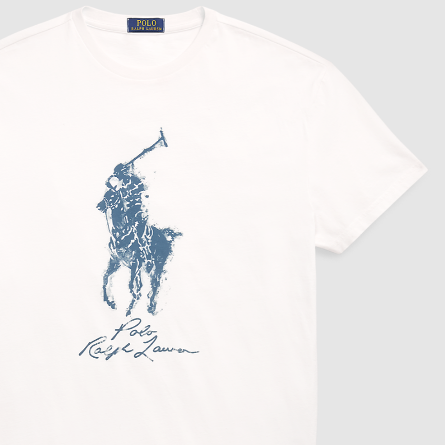 Details for Polo Ralph Lauren SS24 標誌印花圓領T恤 男款 Nevis Island 米白色。 MNPOTSH1N822290-100