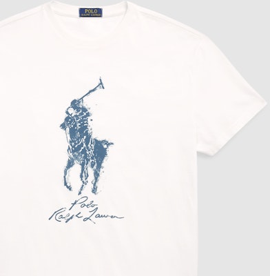 Polo Ralph Lauren SS24 標誌印花圓領T恤 男款 Nevis Island 米白色。 MNPOTSH1N822290-100 Details for Polo Ralph Lauren SS24 標誌印花圓領T恤 男款 Nevis Island 米白色。 MNPOTSH1N822290-100