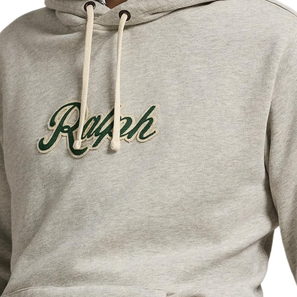 Sizing Polo Ralph Lauren SS24 徽標印花連帽衫 淺灰色長袖上衣 MNPOKNI16823757-020