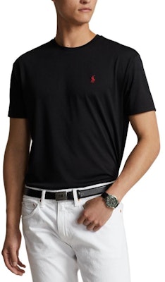 Polo Ralph Lauren SS24 男款寬鬆版黑色刺繡標誌圓領T恤。 MNPOTSH1N822151-001 Shop Polo Ralph Lauren SS24 男款寬鬆版黑色刺繡標誌圓領T恤。 MNPOTSH1N822151-001