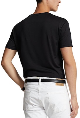 Polo Ralph Lauren SS24 男款寬鬆版黑色刺繡標誌圓領T恤。 MNPOTSH1N822151-001 Purchase Polo Ralph Lauren SS24 男款寬鬆版黑色刺繡標誌圓領T恤。 MNPOTSH1N822151-001