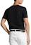 Purchase Polo Ralph Lauren SS24 男款寬鬆版黑色刺繡標誌圓領T恤。 MNPOTSH1N822151-001