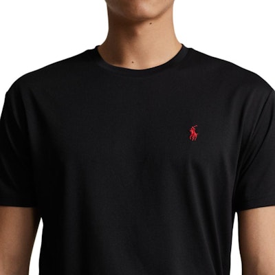 Polo Ralph Lauren SS24 男款寬鬆版黑色刺繡標誌圓領T恤。 MNPOTSH1N822151-001 Details for Polo Ralph Lauren SS24 男款寬鬆版黑色刺繡標誌圓領T恤。 MNPOTSH1N822151-001