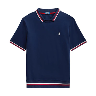 Polo Ralph Lauren SS24 Men’s Embroidered Pony Logo Knit Short Sleeve Sweatshirt MNPOKNI1N820273-410